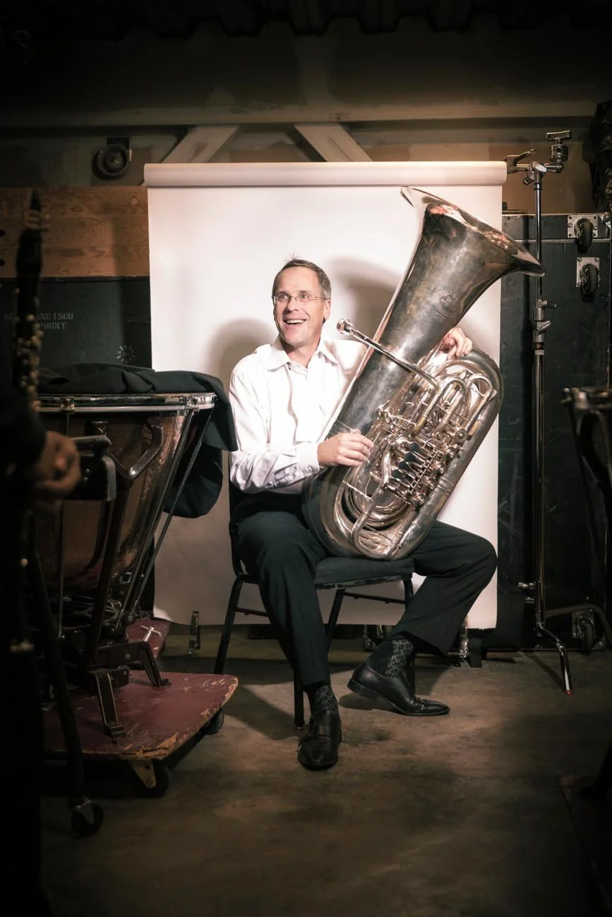 Professional photographer San Francisco — Symphony Orchestra backstage portrait series Part 2 Davies Hall