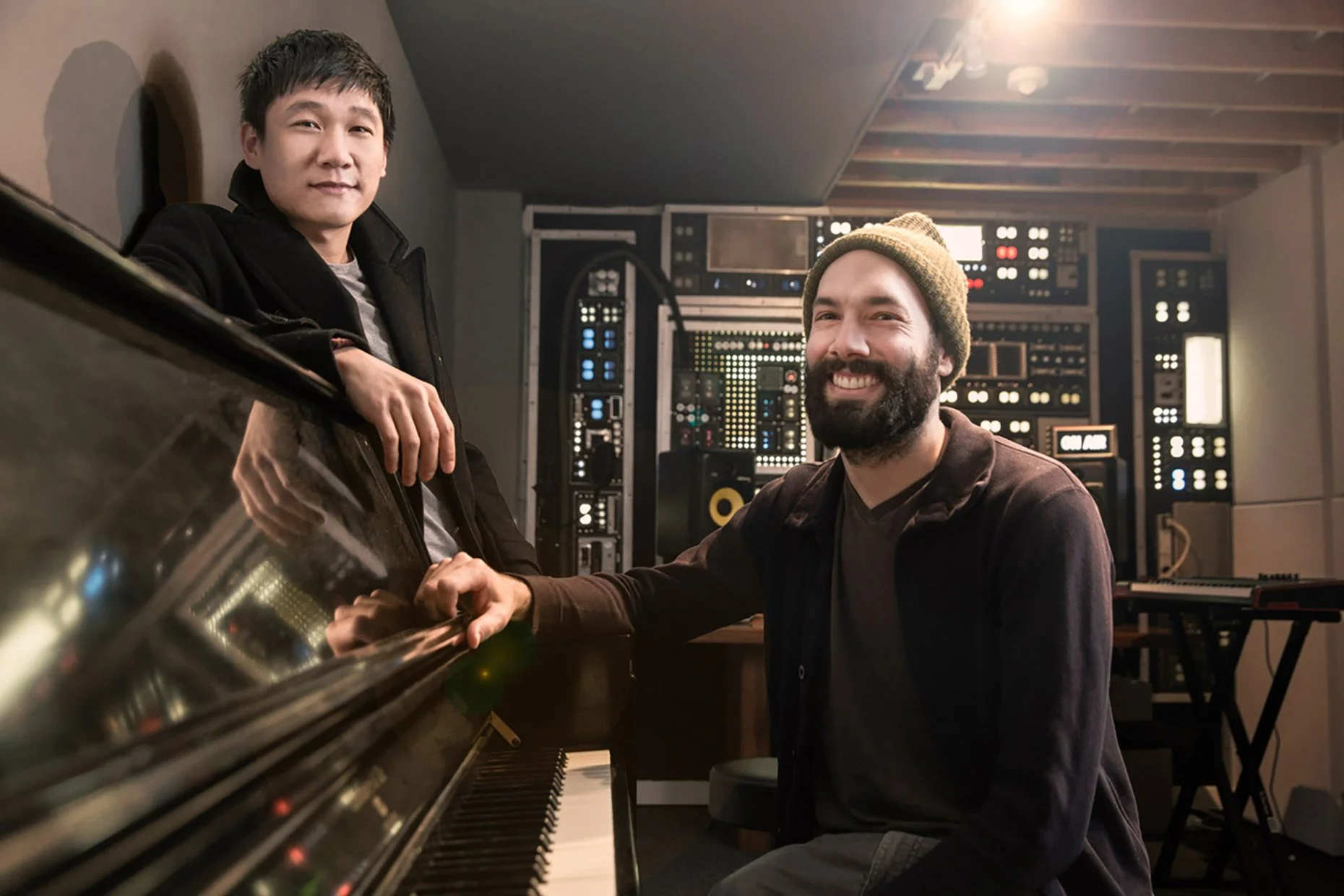 Professional photographer San Francisco — editorial portrait session, Patreon co-founders Sam Yam and Jack Conte, SoMa office