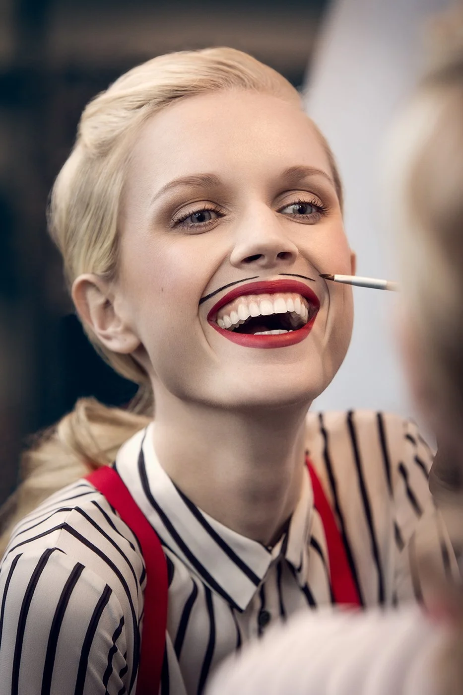 On-location fashion portrait in North Beach San Francisco by photographer Marc Olivier Le Blanc