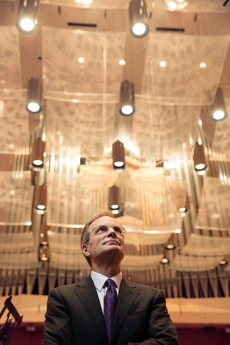 Orchestra portrait photography at Davies Symphony Hall San Francisco by Marc Olivier Le Blanc