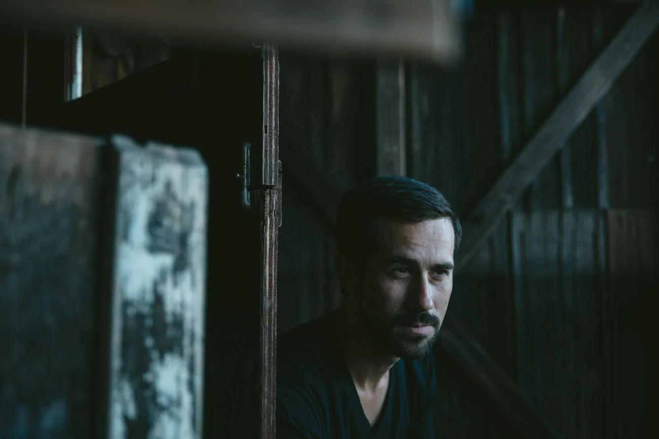 Creative portrait of photographer Daniel Castro in San Francisco by Marc Olivier Le Blanc