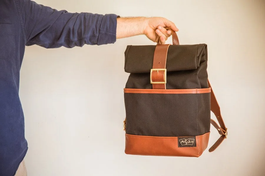 Editorial photographer — craftsman portrait Cleveland Motley, Motley Goods San Francisco handmade bags