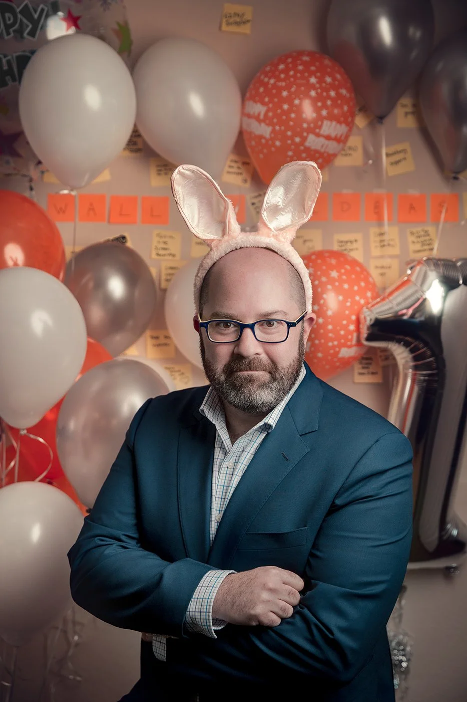 Portrait of Cal Henderson Co-founder and CTO Slack by SF editorial photographer Marc Olivier Le Blanc