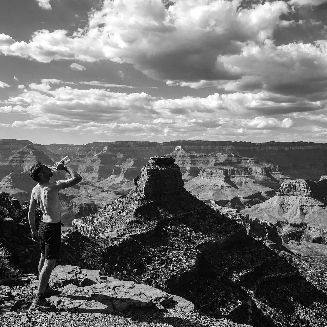 Backpacking Grand Canyon last weekend was pure magic. Thanks to a great team of friends @ju.svgeon @marsupifanny @gaetanpennecot #agnes #nico @marcolivierleblanc