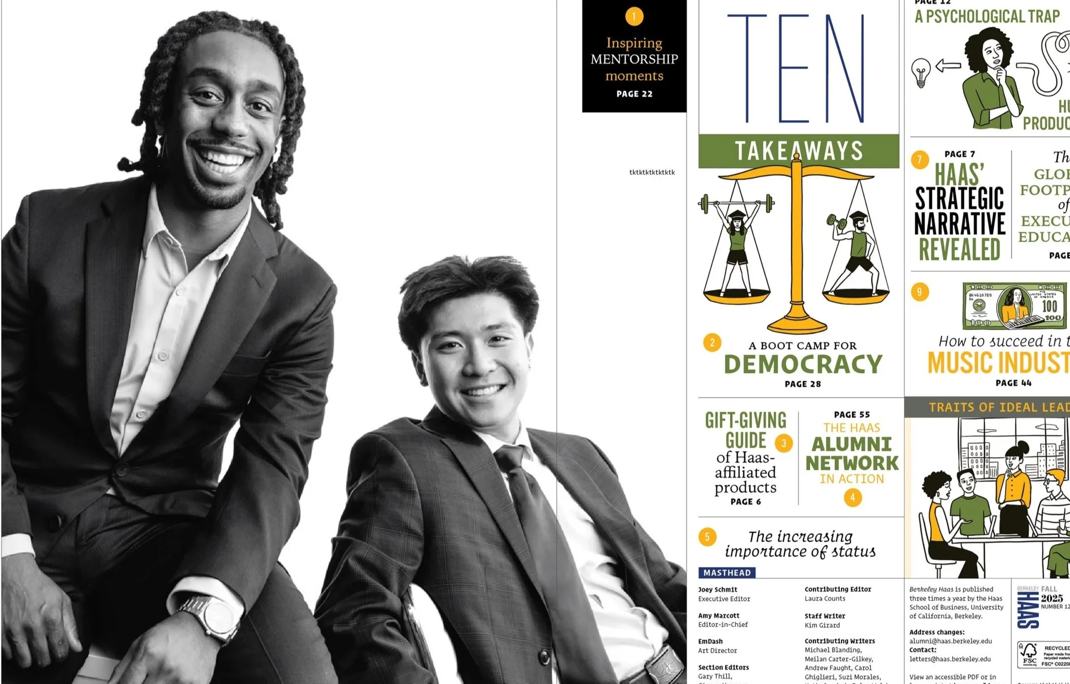 Editorial Portrait Photography for Berkeley Haas Magazine — The Personal Touch