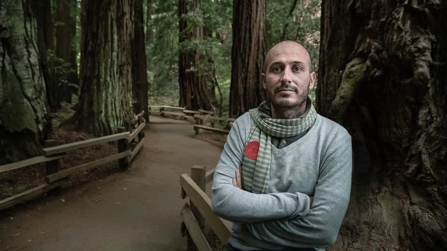 Portrait of Donato in the Bay Area redwoods - San Francisco advertising photographer Marc Olivier Le Blanc