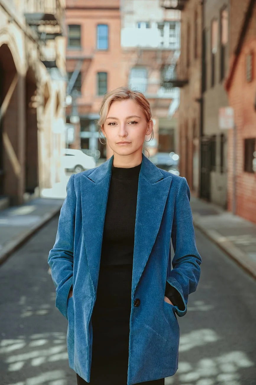n-location portrait by San Francisco magazine photographer Marc Olivier Le Blanc at Gallery Wendi Norris