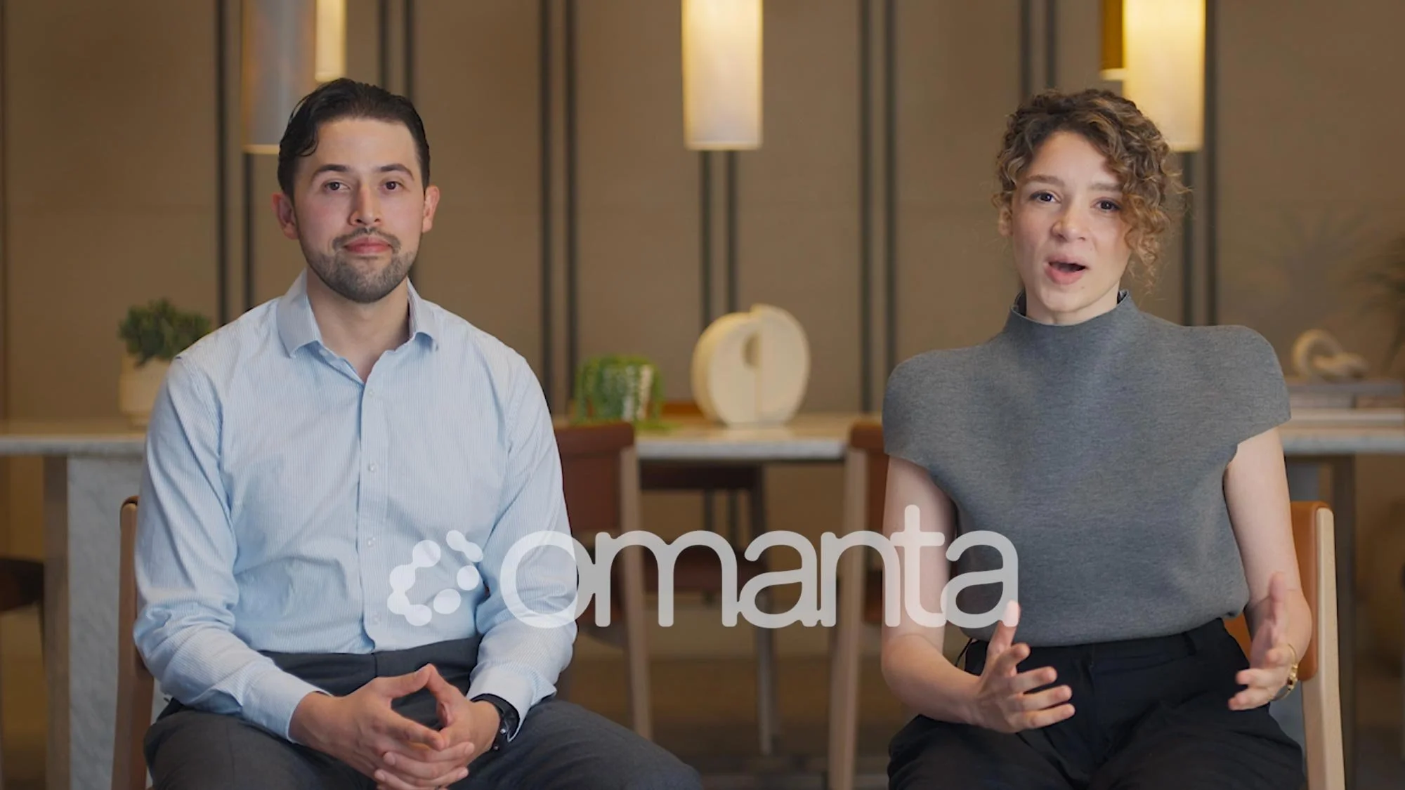 Still from Omanta's company launch video by San Francisco videographer Marc Olivier Le Blanc