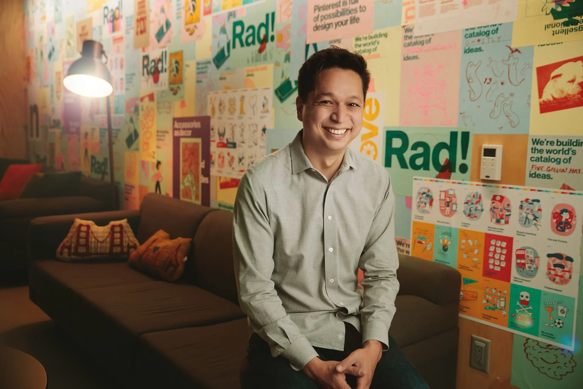 Marc Olivier Le Blanc — Ben Silbermann, Pinterest CEO and co-founder, at Pinterest HQ San Francisco, Emerce
