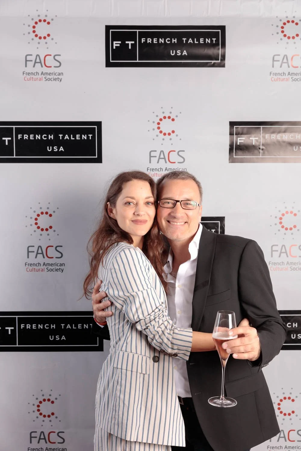 Marion and Quentin Cotillard at the afterparty — San Francisco event portrait by Marc Olivier Le Blanc