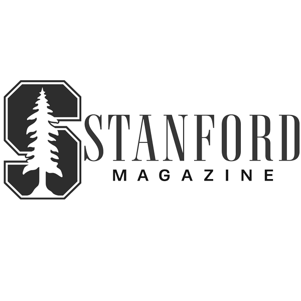 Stanford Magazine — portraits of Jack Conte and Sam Yam, Patreon co-founders, at their SF headquarters.