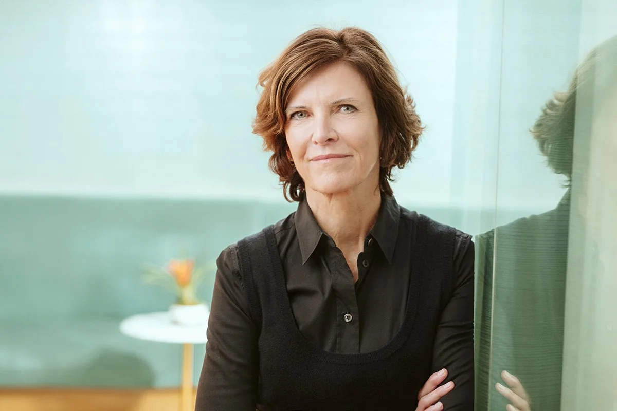 Editorial portrait of architect Jeanne Gang by San Francisco portrait photographer Marc Olivier Le Blanc, published by the University of Illinois