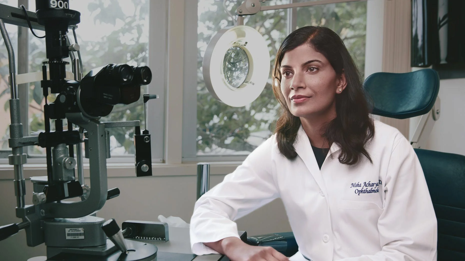 Commercial portrait at UCSF Parnassus campus for the All May See Foundation by San Francisco photographer Marc Olivier Le Blanc