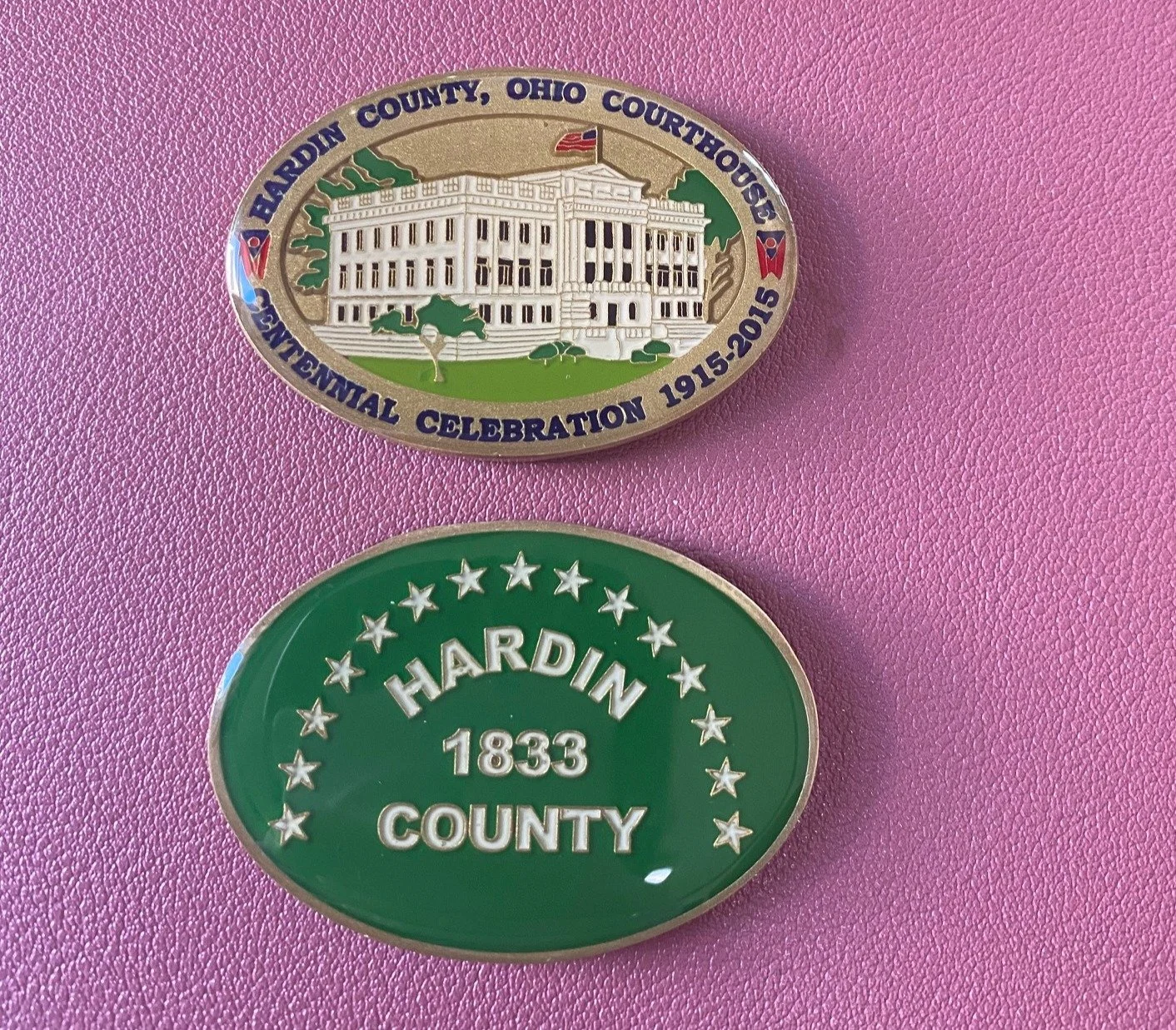 Hardin County Courthouse Challenge Coin