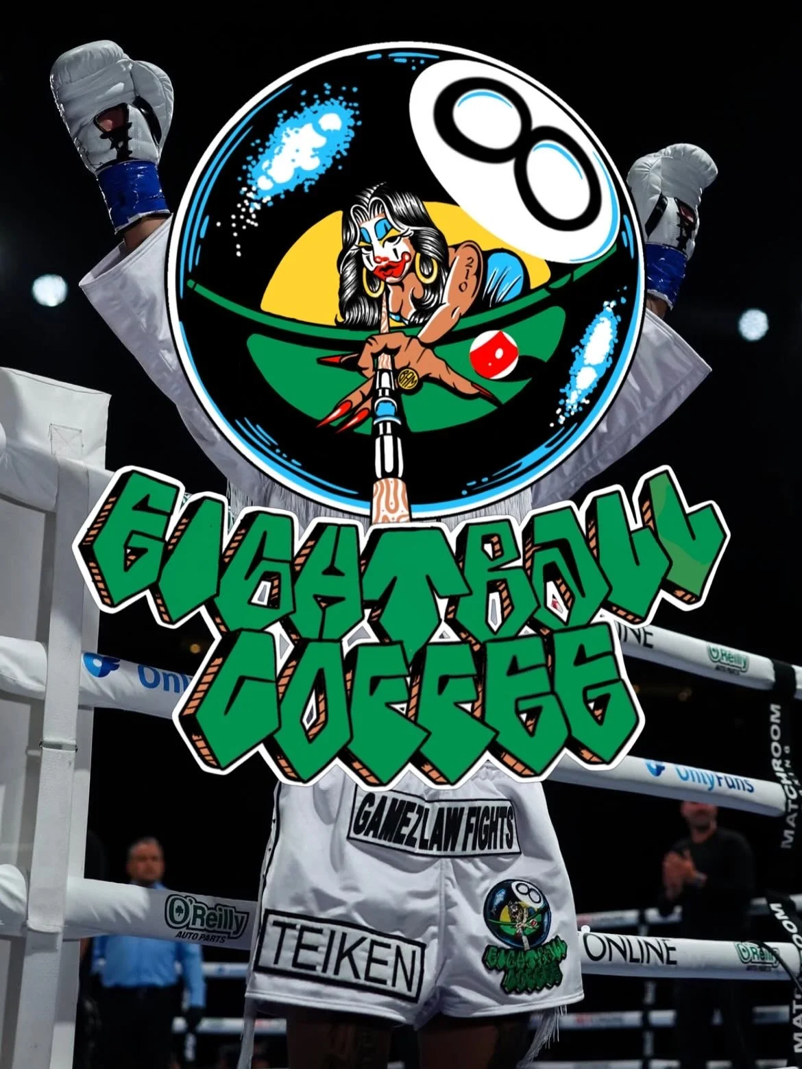 EightBall Coffee Patch for Boxer Bam Rodriguez