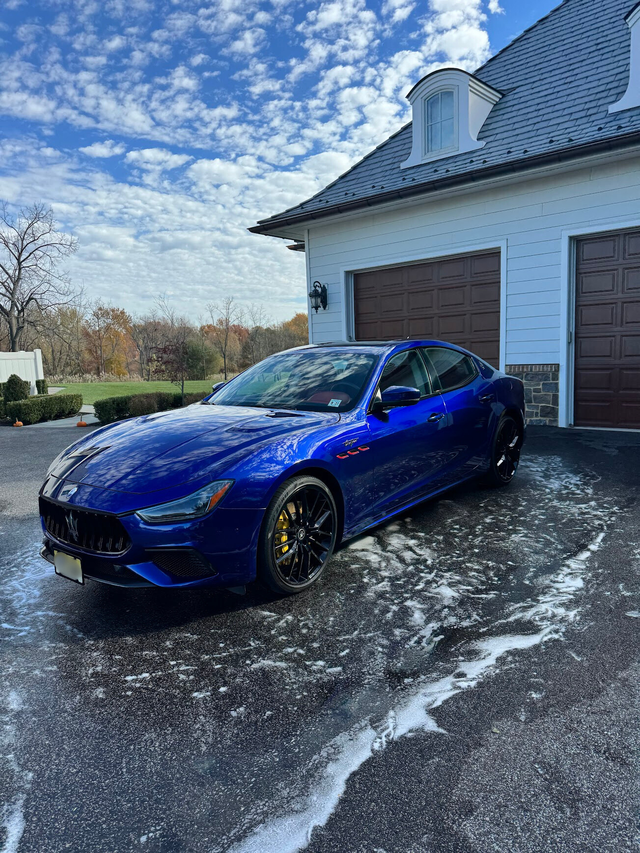 Car Detail Maserati sports car