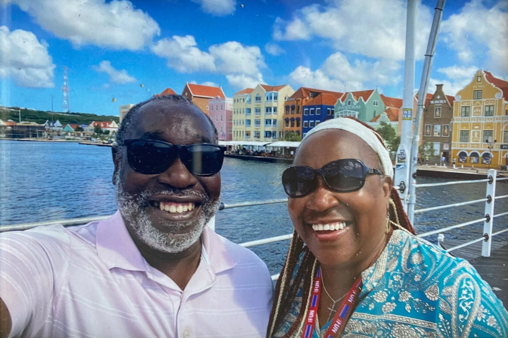 2022 Zelma and I in the southern Caribbean, enjoying the beginning of our new life together.