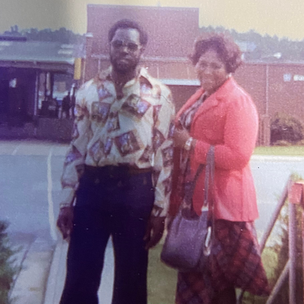 1976 Mother comes to visit me in North Carolina at my first job after finishing college. 