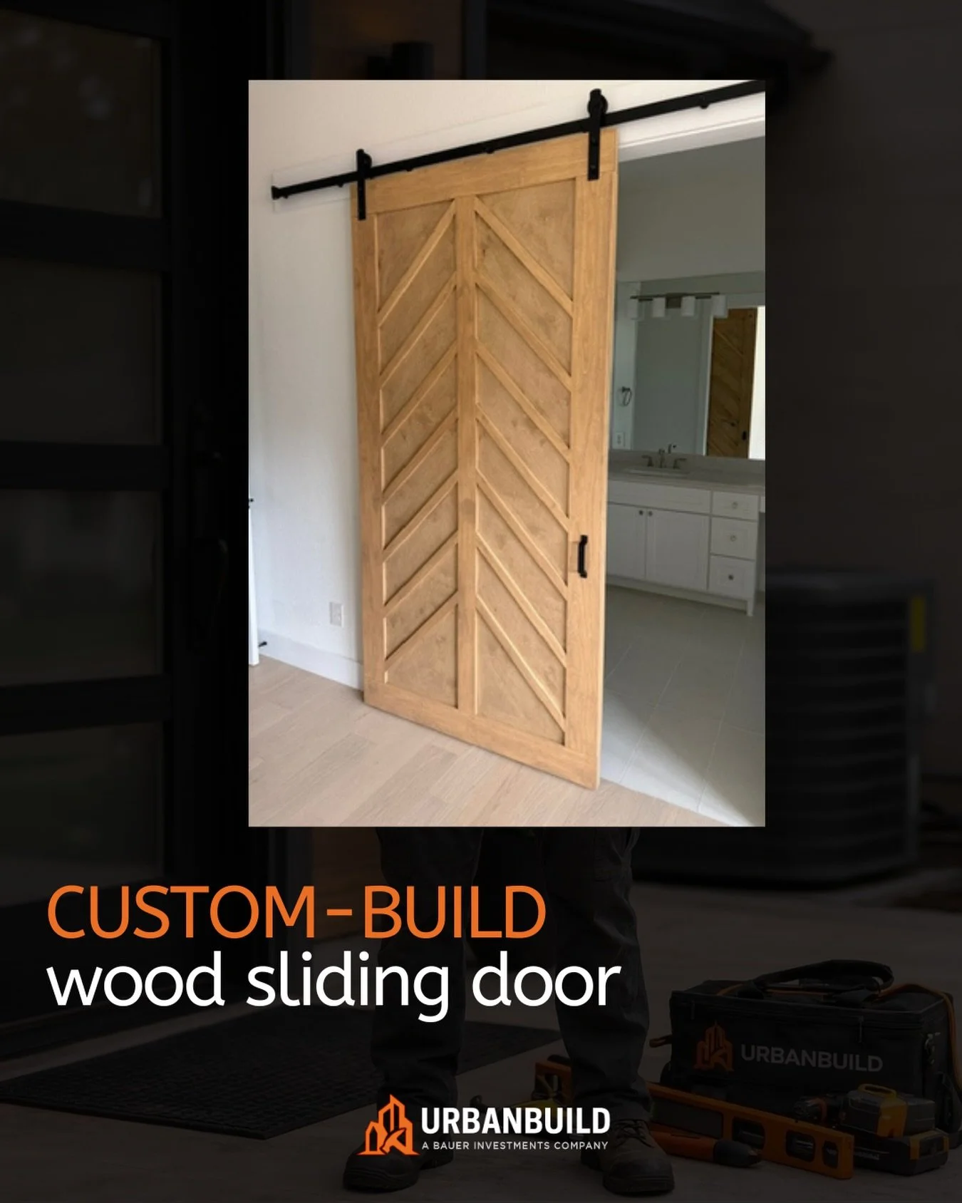 Another custom build complete. 🔨✨

We recently designed, built, and installed this stunning custom wooden door &mdash; crafted to bring warmth, character, and a one-of-a-kind look to the home. Every detail matters, and this is just one of many proje