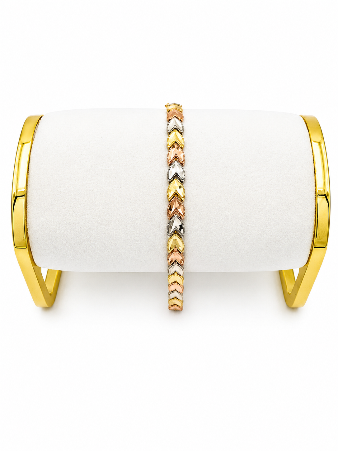 10k Tri-Color Woman Bracelet