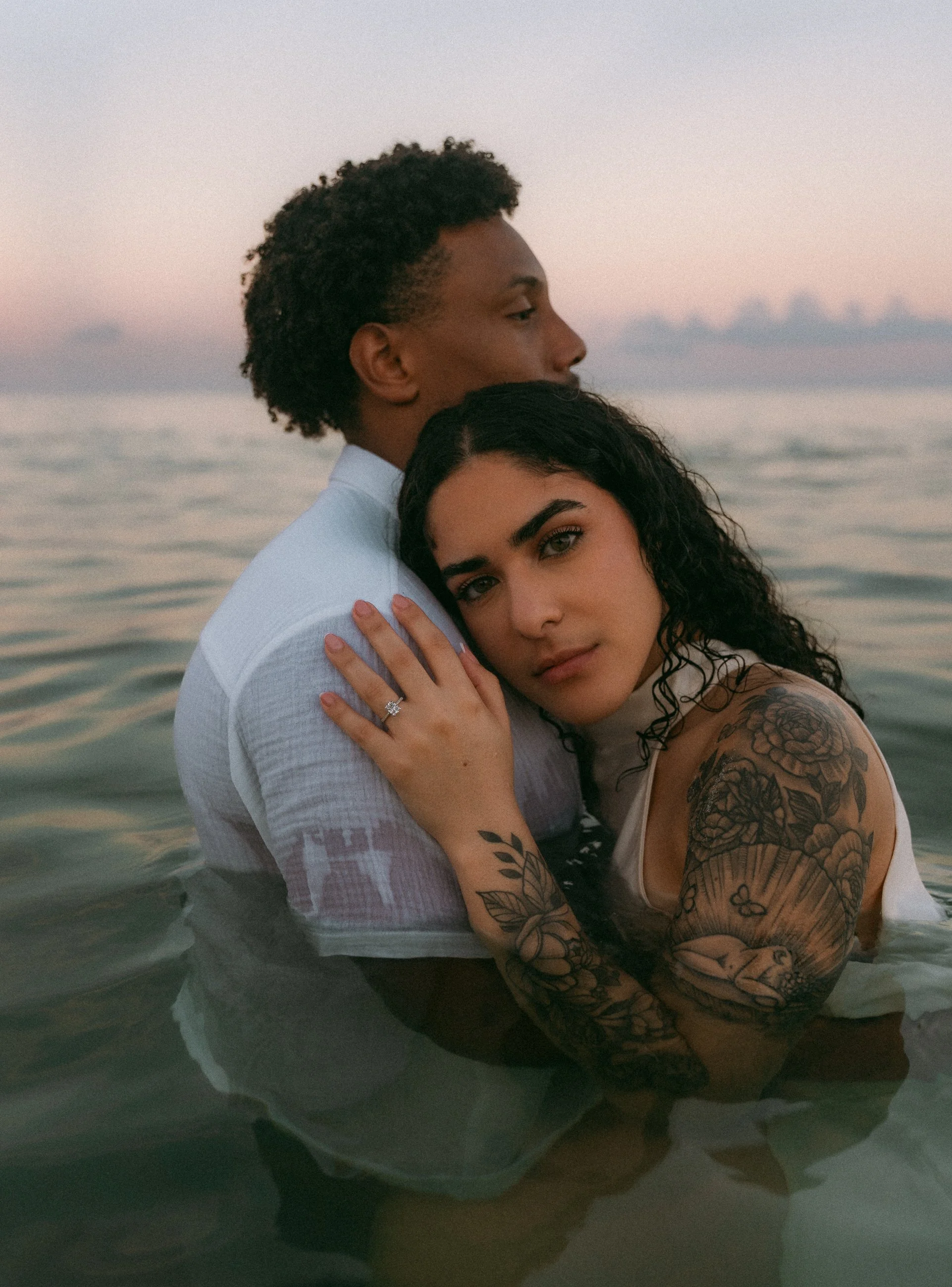 Rainy Sunset Engagement photos in Miami Beach-23.jpg