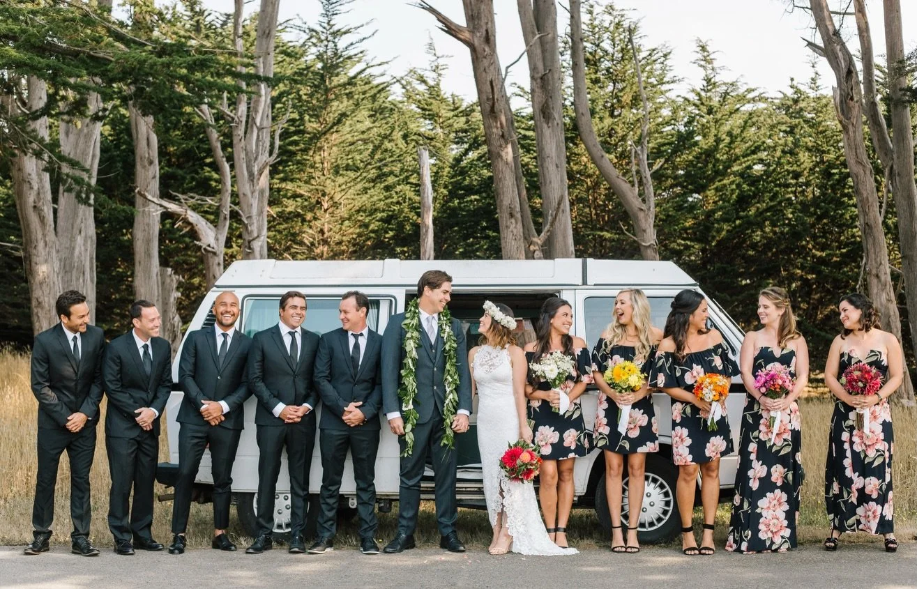 I love when personal touches are a part of your wedding day memories - for Jen and Andrew it was their camper van 🚐

#bayareaphotographer #santacruzphotographer #weddingphotographer #searanchwedding