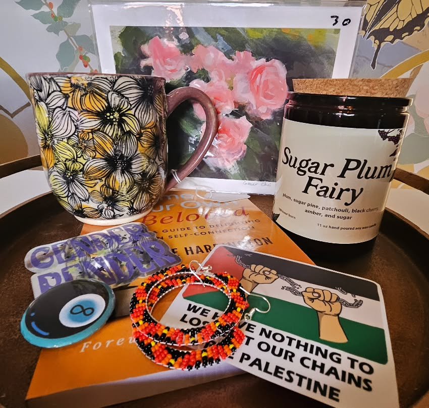 Here at Quince we're making it easy to get your holiday shopping done while also supporting small queer and marginalized artists. Stop by today to see all the amazing vendors we have for the fall and winter season. There's something here for everyone