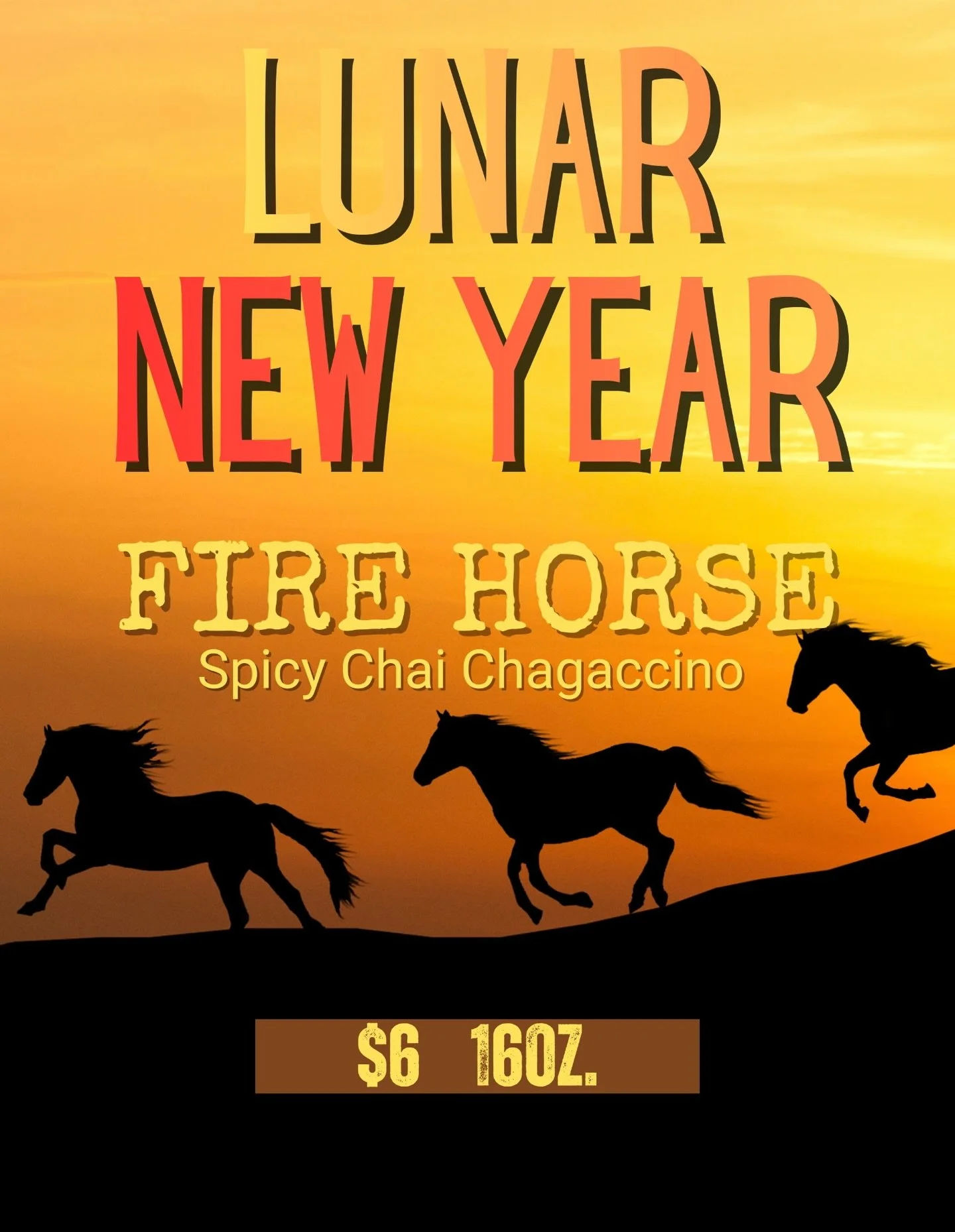YEAR OF THE FIRE HORSE 🔥🐎
High energy. Rapid transformation. Moving with purpose. The burning down and trampling of systems that were created to harm ❌👮🏻&zwj;♂️🧊 

We created this drink with the beauty of natures offerings - chaga mushroom 🍄&zw