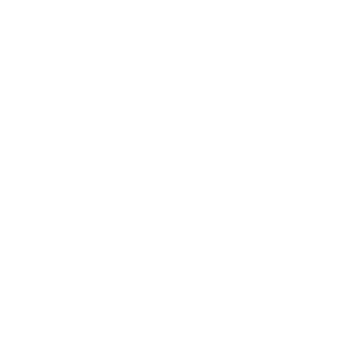 White outline of the letter A on a black background.