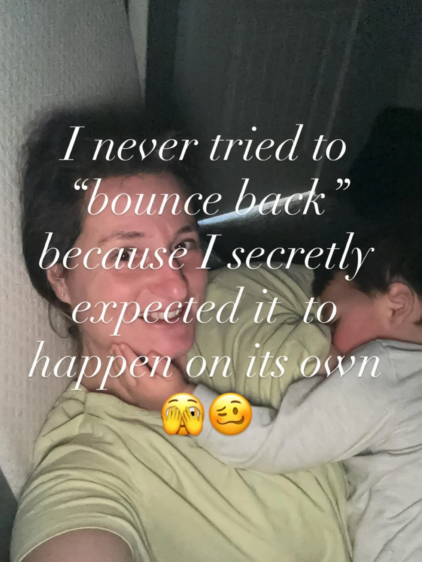 I was willing to sacrifice my body in any way, no matter how, just to have a baby. #infertility 
I meant that prayer with my whole heart.

My pregnancy went beautifully.
And then I had a C-section&hellip; and that&rsquo;s where things shifted.

My re