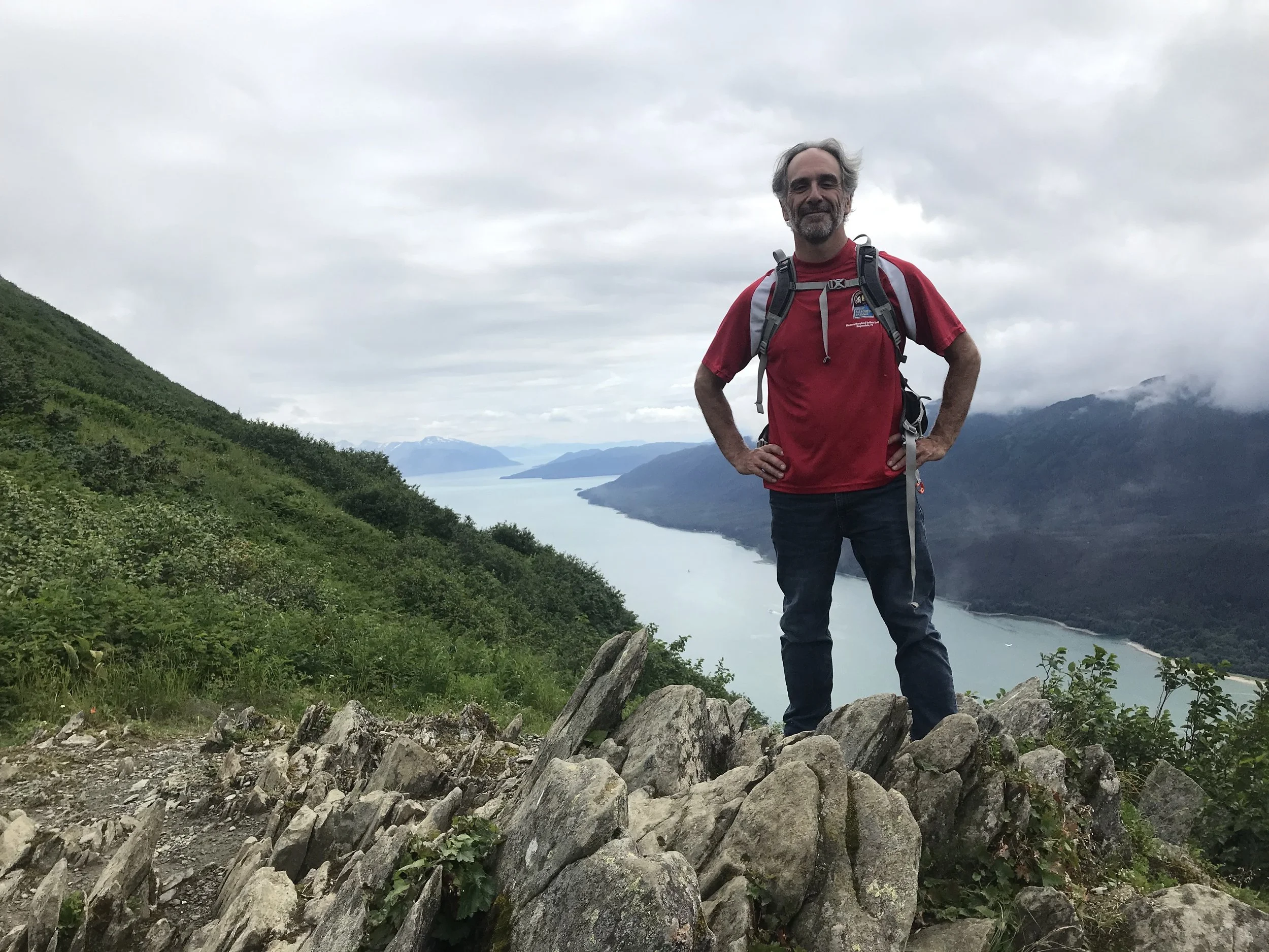 Edward Lengel hiking