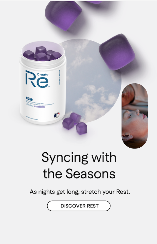 Email campaign introducing ReCreate functional gummies by Mary Joan Cunningham, Copywriter and Creative team lead