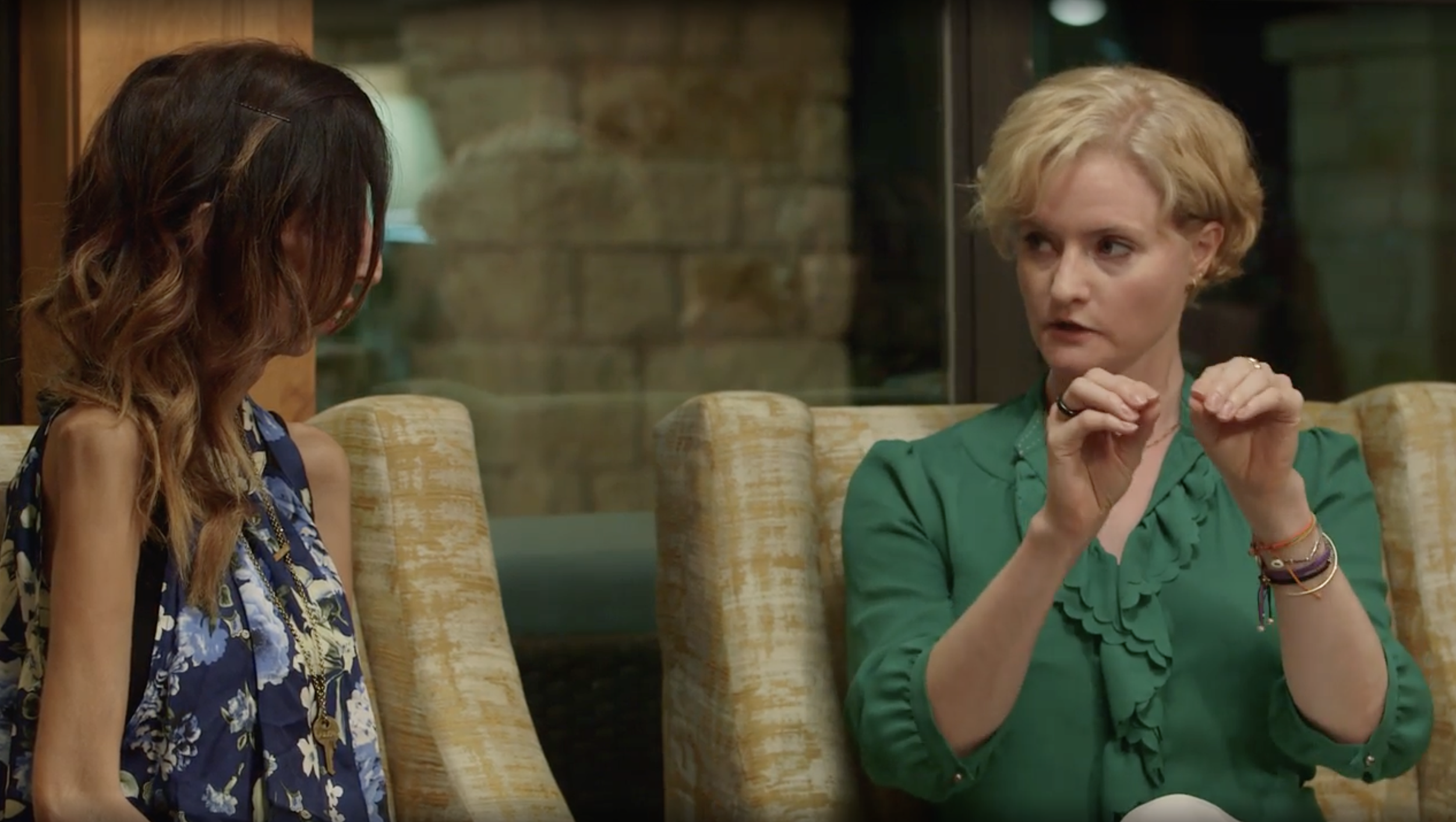 Mary Joan Cunningham talks to Lizzie Velasquez for Glamour magazine's online series about self-esteem