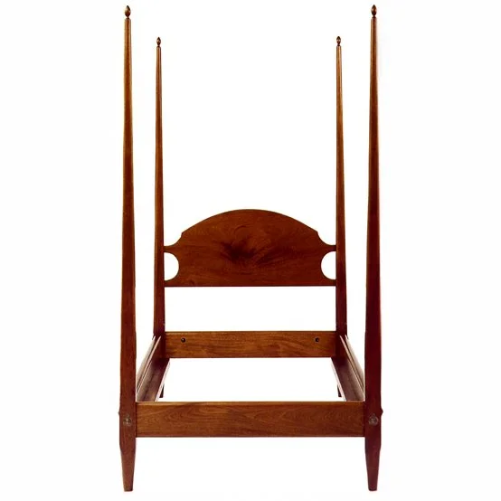 Four Post Bed - Solid Headboard