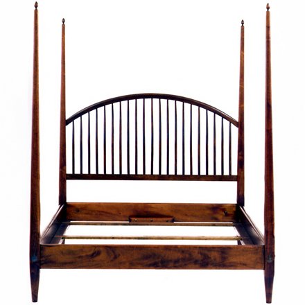 Four Post Spindle Bed