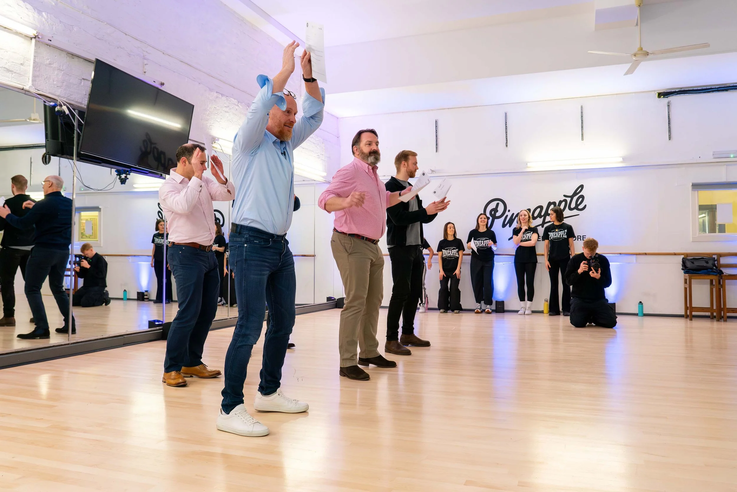 VIPs dancing at Pineapple Dance Studios