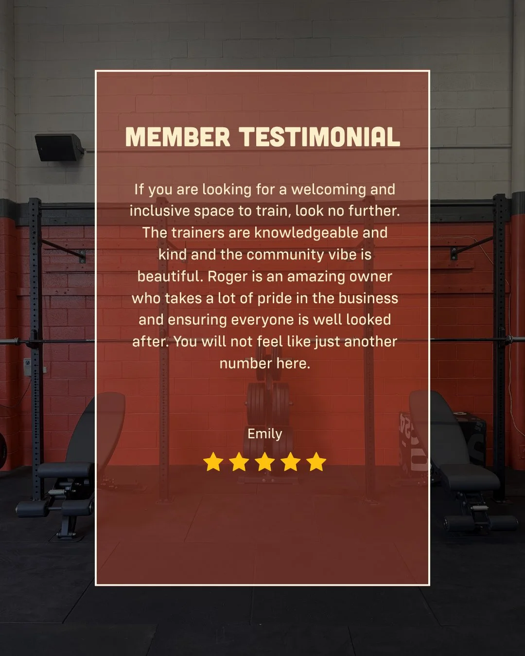 A huge thank you to Emily for the lovely review and kind words ❤️⁠
⁠
It means so much to hear our members' experiences and see what Brickhouse means to so many people. A lot of what&rsquo;s been shared really reflects the community we&rsquo;re so pro