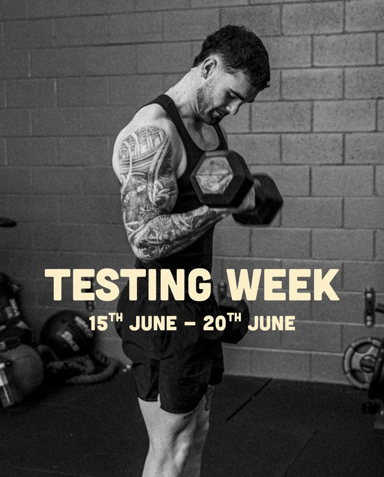 You can&rsquo;t improve what you don&rsquo;t measure. 📈

That&rsquo;s why next week is Testing Week at Brickhouse Gym.

From June 15&ndash;20, we&rsquo;ll be establishing baselines, tracking progress, and setting goals for the next 3 months.

Over t