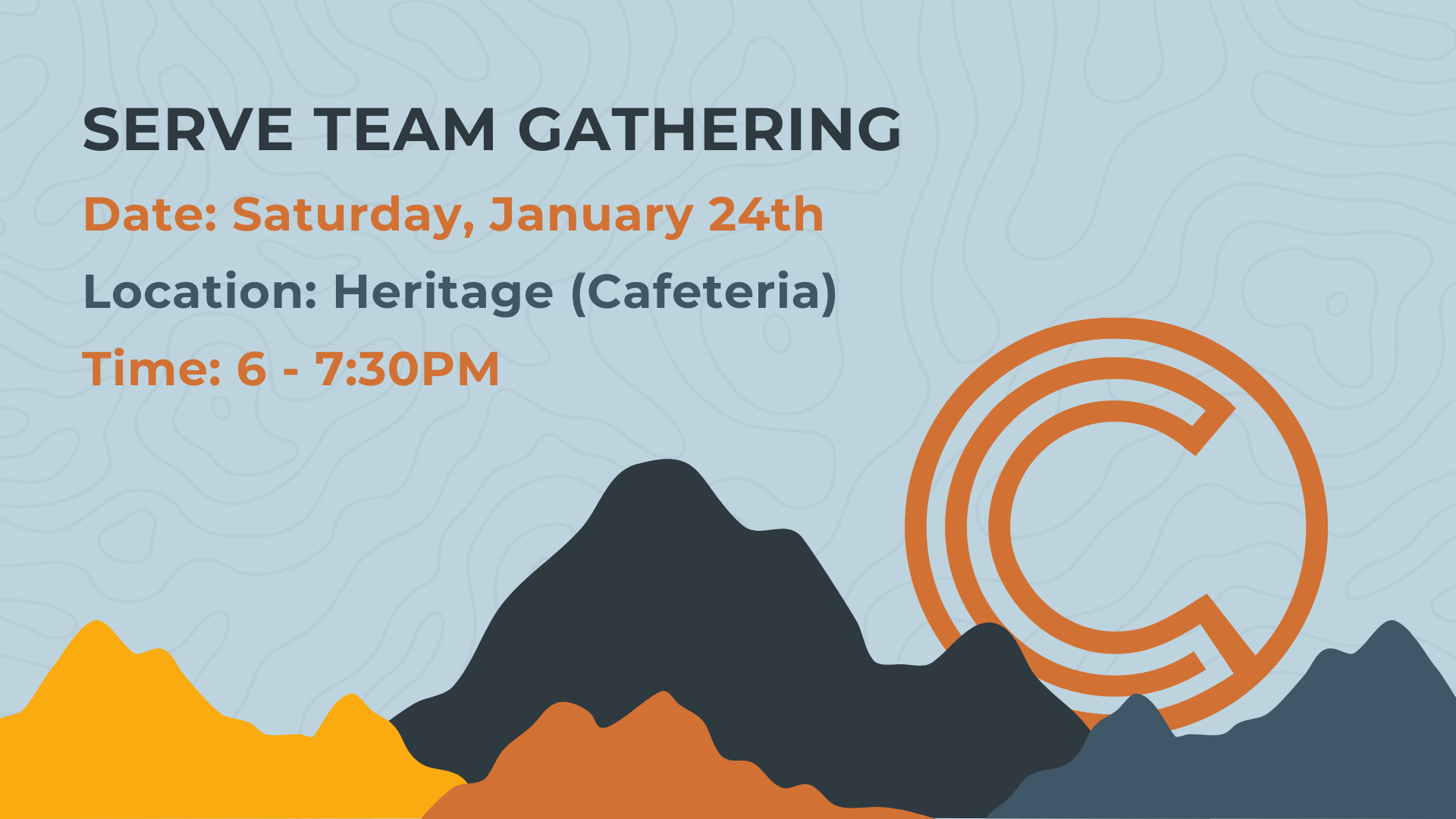 Serve Team Gathering