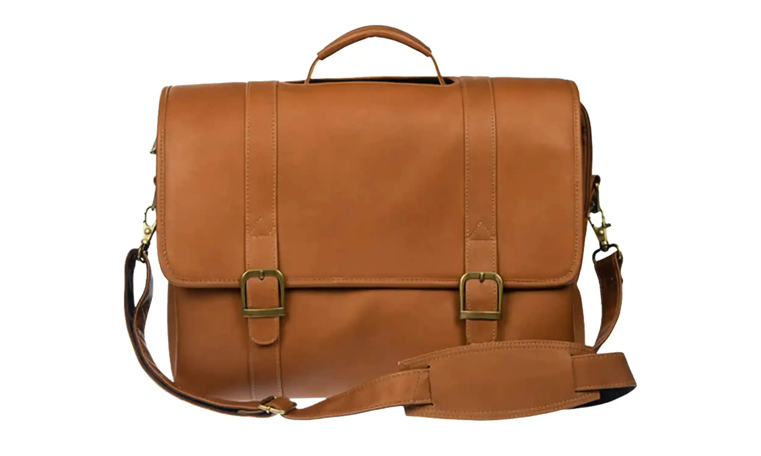 Jefe Leather Messenger Bag • Size: 16.5”W x 5.75”D x 13”H • $265+