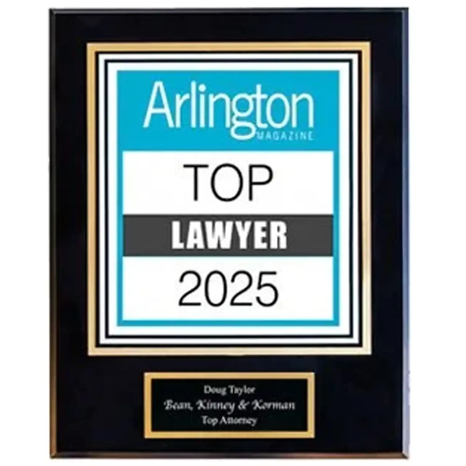 arlington-magazine-2025-top-lawyer-award-plaque.webp