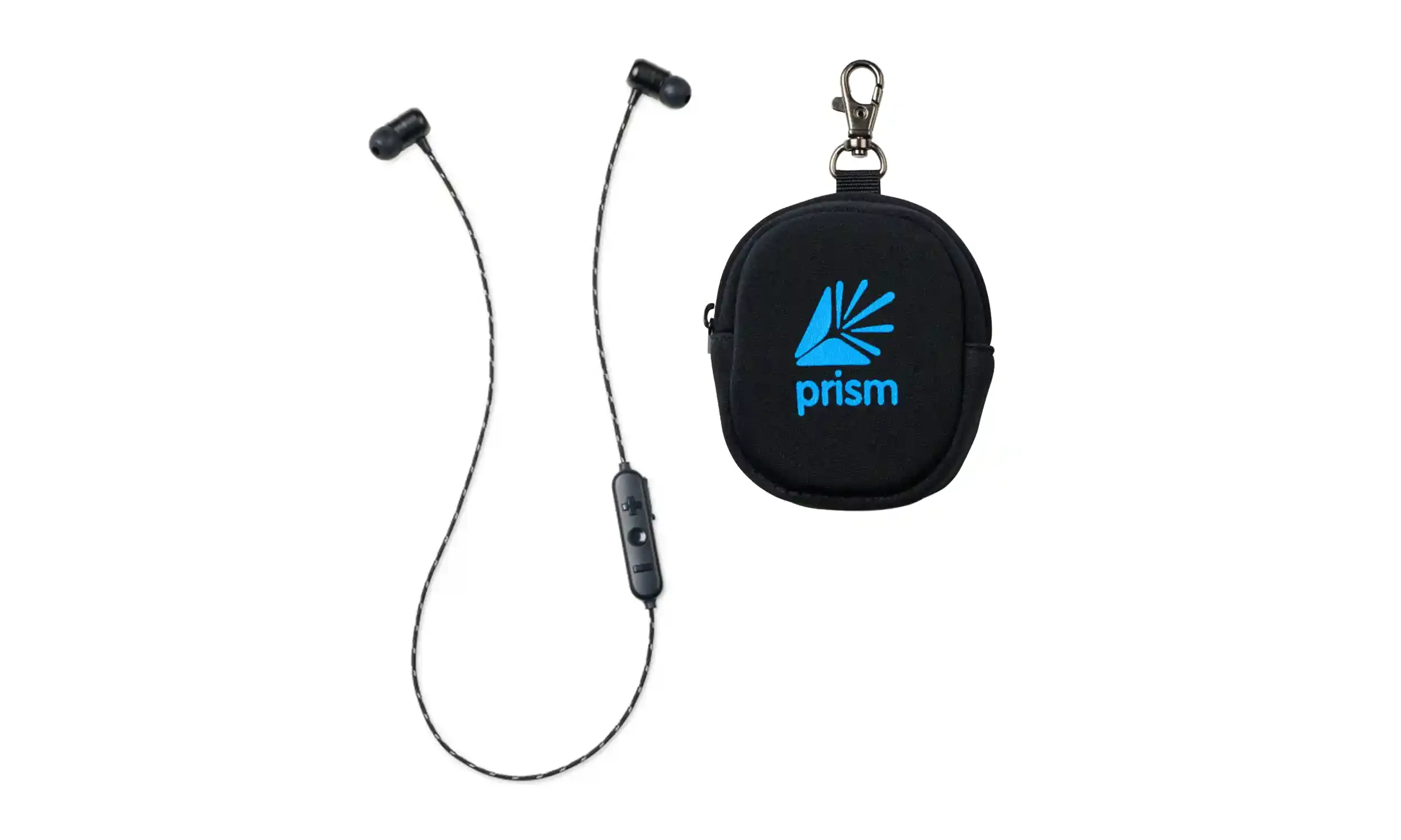 Brooks Bluetooth Earbuds • Size: 0.94"L x 0.46"H x 12"W • $42+ (20 pieces minimum)
