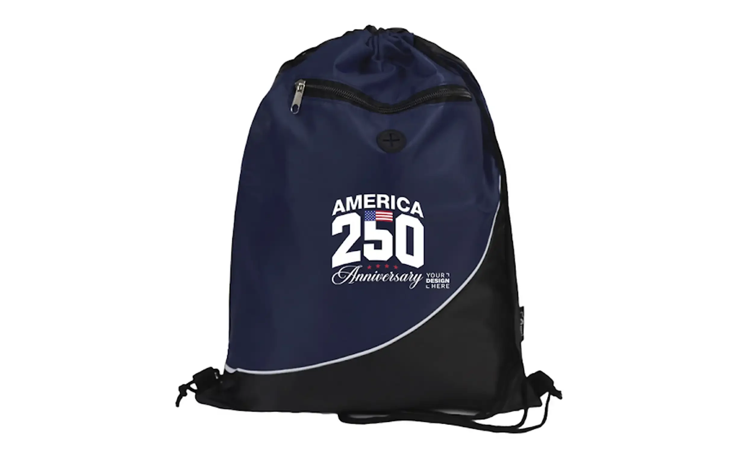 Eco-friendly RPET Drawstring Bag with Mesh • $6.37+ (150 pieces minimum)