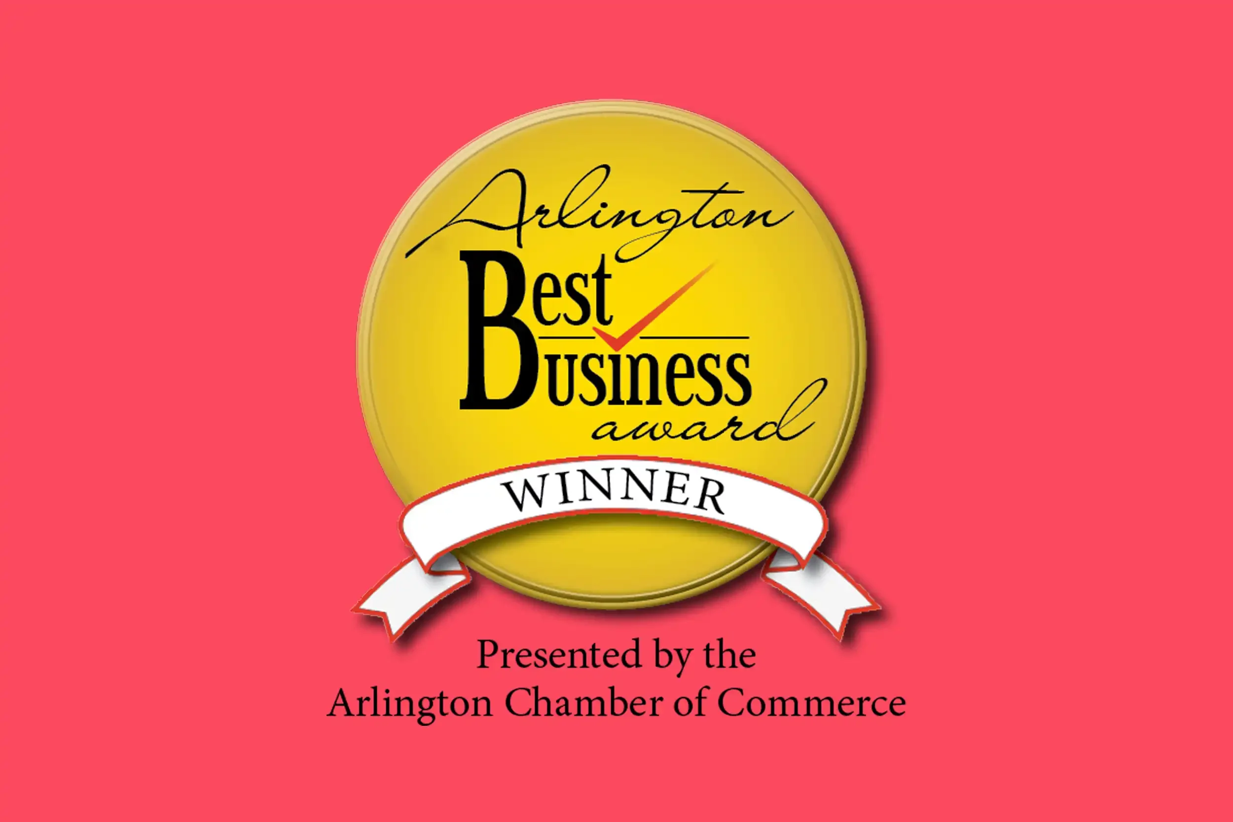 2026 Best Retail Business Award Winner from Arlington Chamber of Commerce