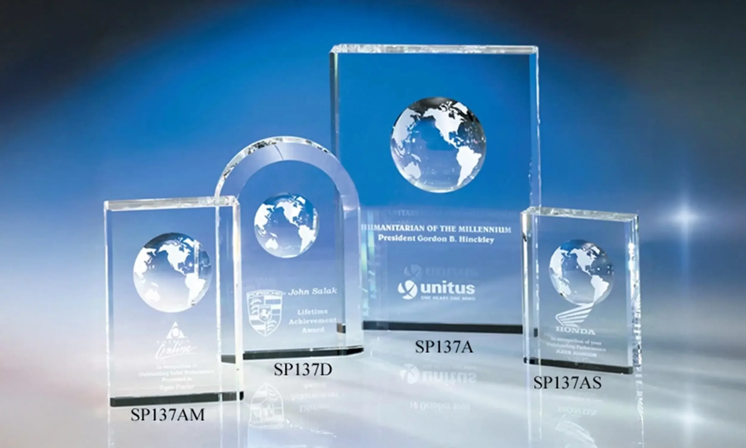 Millennium Award • 7 Options: 4”–8” • $76–$275