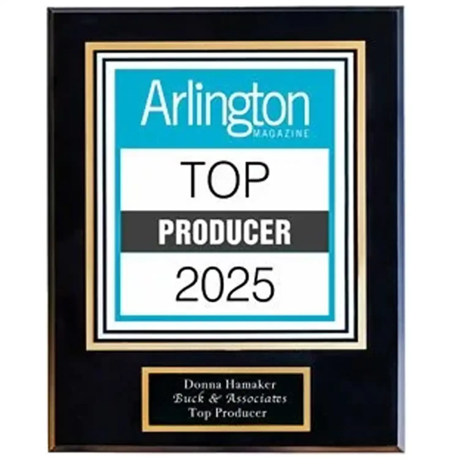 arlington-magazine-2025-top-producer-award-plaque.webp