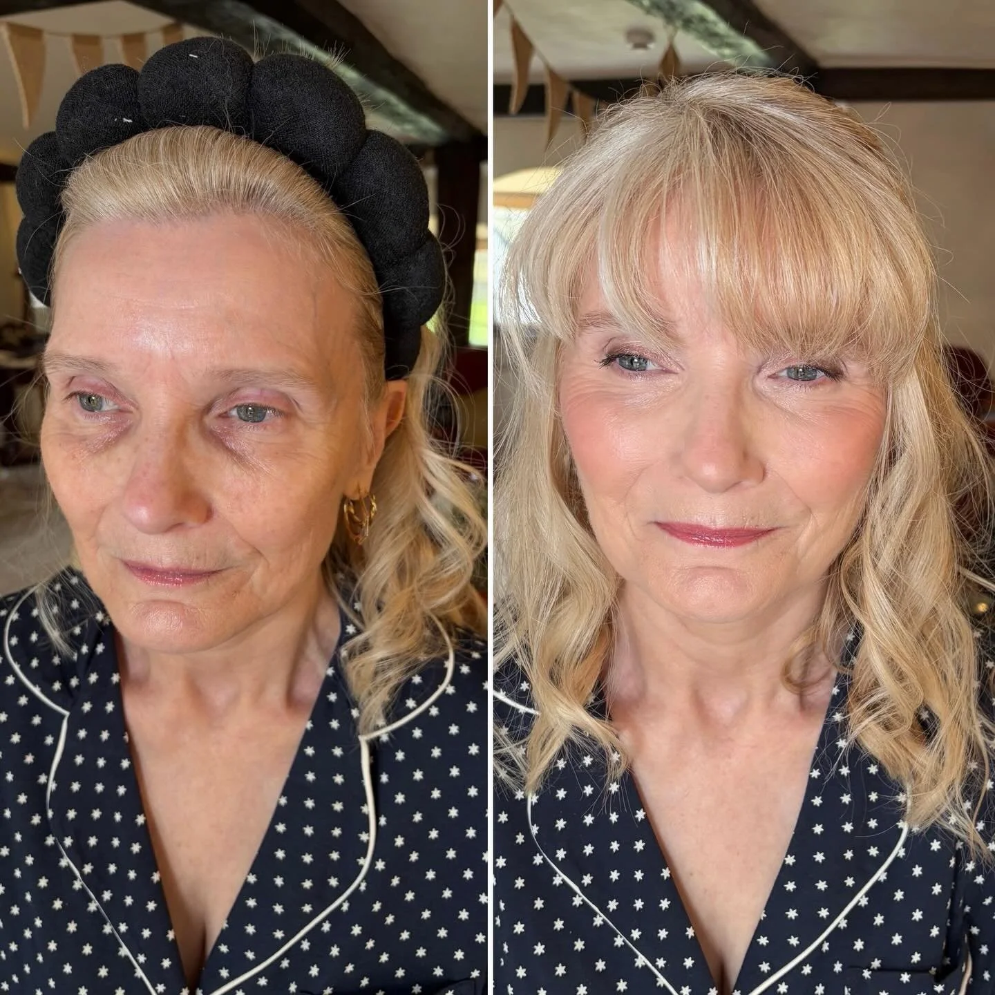 A big part of what makes my job so rewarding is meeting stunning brides and their mamas too 🤍 Teresa, mother of the bride, had never had her make up done professionally before, so I was excited to show her that with the right textures, colours, and 