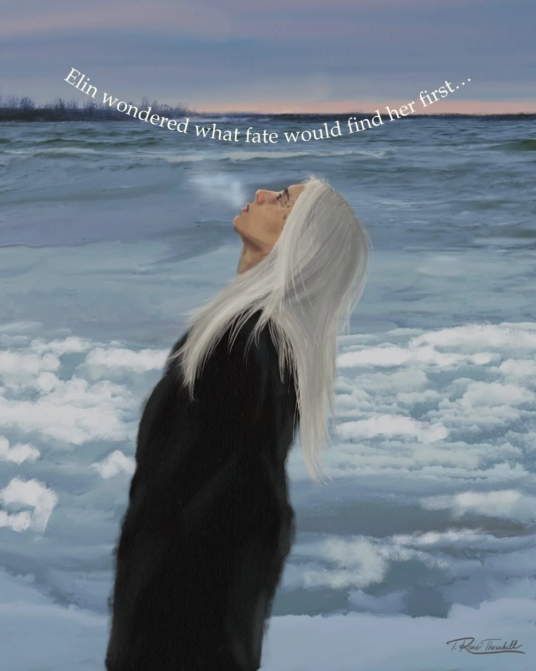 Me: I&rsquo;ll just draft a small prequel novella.
Also me: 63k words later 👀

The Ice in Our Veins is fully drafted.
I&rsquo;m working on revisions before it goes to beta readers.

Meet Elin.
Selkie.
Grieving.
Ready for revenge.

May 30, 2026.

#fa