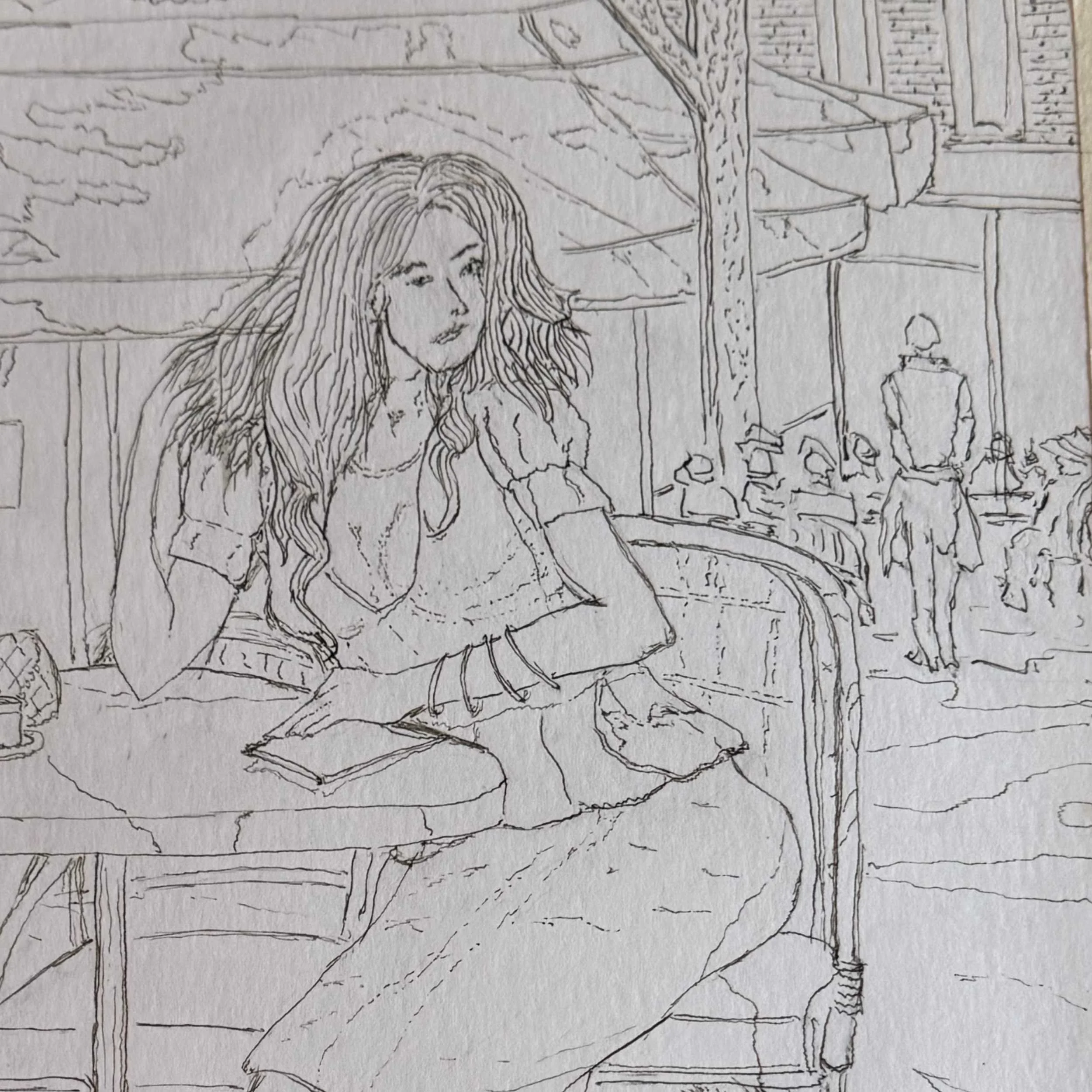 Full Figure from Painting - III