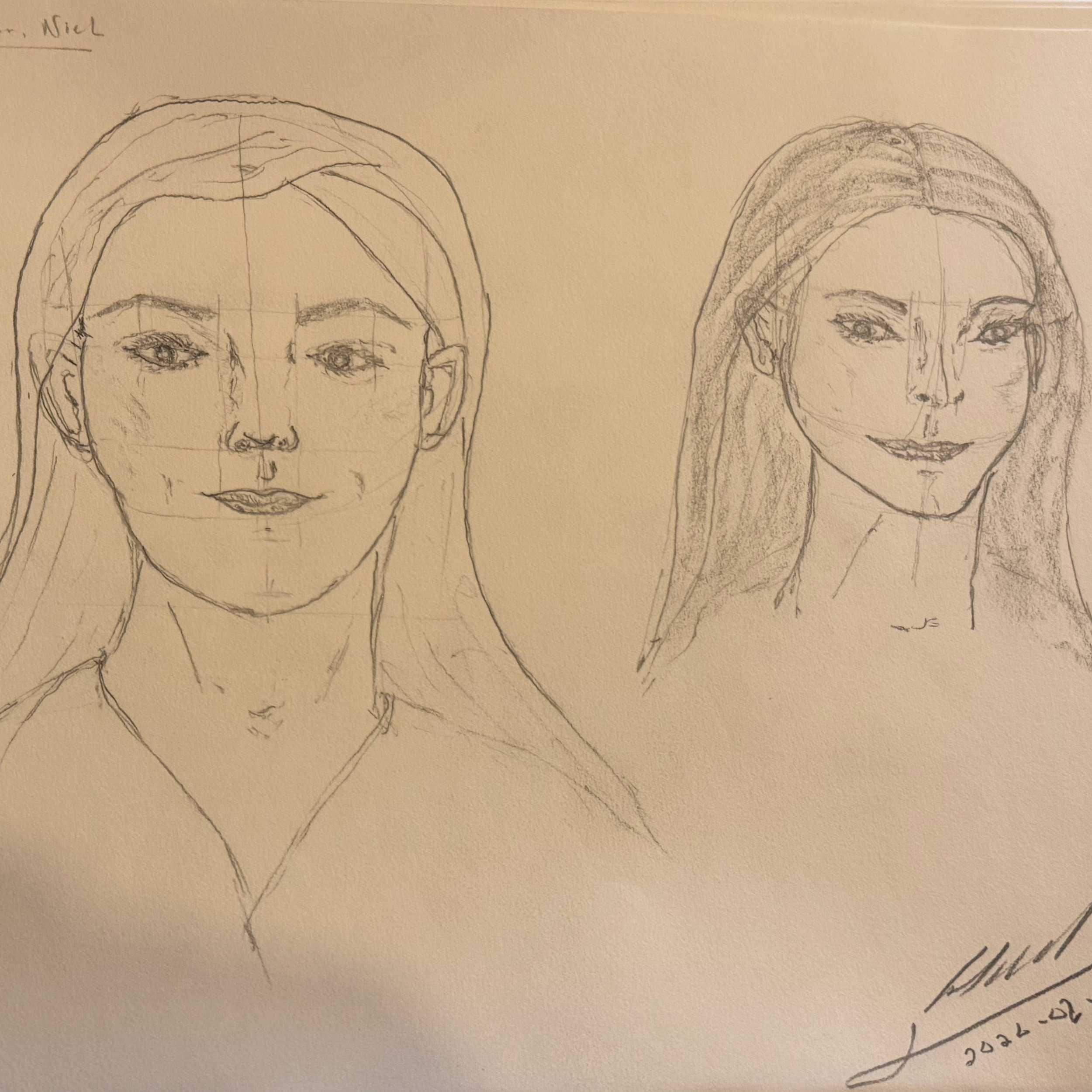 Portraits, Proportions, &amp; Pencil - I